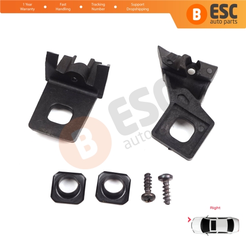 Headlight Holder Mount Repair Bracket Tab Set Right Side for VW Polo MK3 MK4 6N 9N 1994-2008 6Q0998226