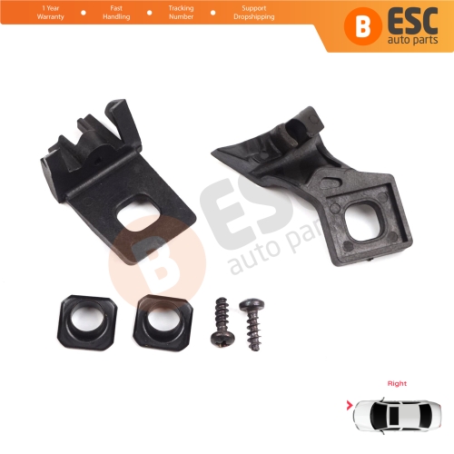 Headlight Holder Mount Repair Bracket Tab Set Right Side for VW Polo MK3 MK4 6N 9N 1994-2008 6Q0998226