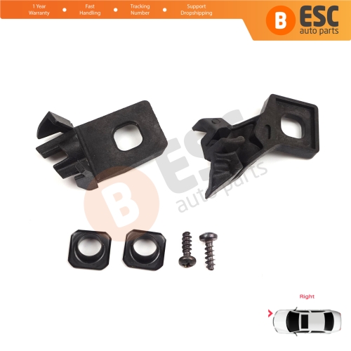 Headlight Holder Mount Repair Bracket Tab Set Right Side for VW Polo MK3 MK4 6N 9N 1994-2008 6Q0998226