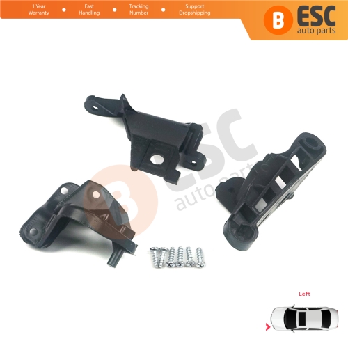 Headlight Holder Mount Repair Bracket Tab Set Left Side for Peugeot 308 MK1 HB SW CC RCZ 408 T7 6212E3