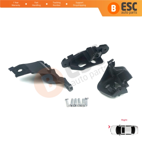 Headlight Holder Mount Repair Bracket Tab Set Right Side for Peugeot 308 MK1 HB SW CC RCZ 408 T7 6212E4