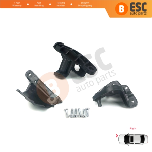 Headlight Holder Mount Repair Bracket Tab Set Right Side for Peugeot 308 MK1 HB SW CC RCZ 408 T7 6212E4