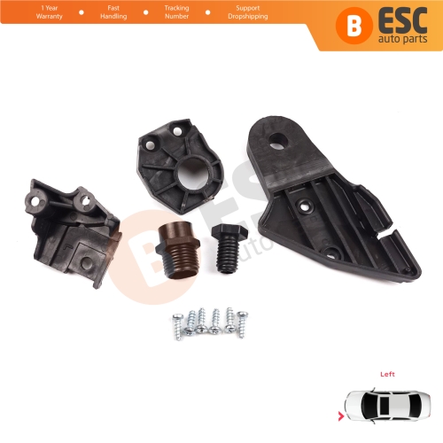 Headlight Holder Mount Repair Bracket Tab Set Left Side for Mercedes C Class W204 S204 C204 2007-2014 CL203 A2048201114