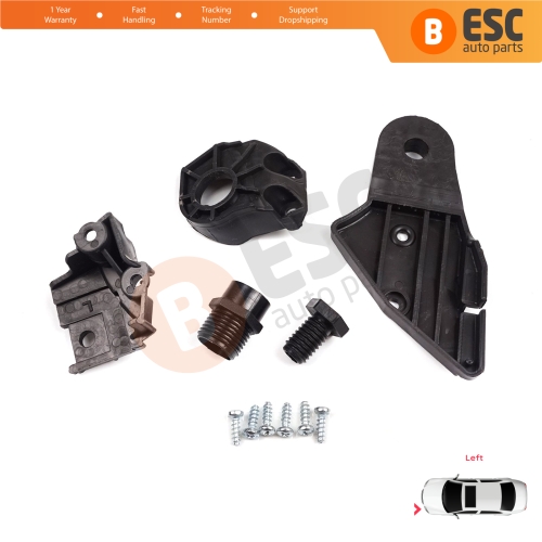 Headlight Holder Mount Repair Bracket Tab Set Left Side for Mercedes C Class W204 S204 C204 2007-2014 CL203 A2048201114