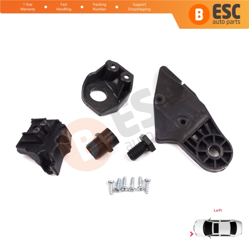 Headlight Holder Mount Repair Bracket Tab Set Left Side for Mercedes C Class W204 S204 C204 2007-2014 CL203 A2048201114