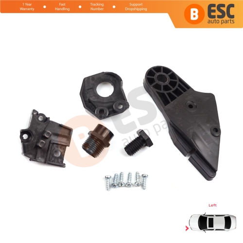 Headlight Holder Mount Repair Bracket Tab Set Left Side for Mercedes C Class W204 S204 C204 2007-2014 CL203 A2048201114