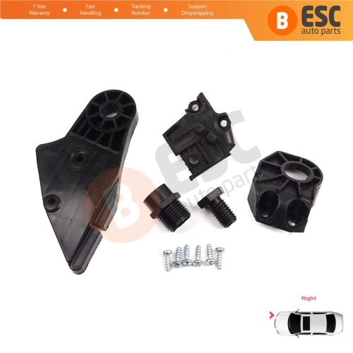 Headlight Holder Mount Repair Bracket Tab Set Right Side for Mercedes C Class W204 S204 C204 2007-2014 CL203 A2048201214