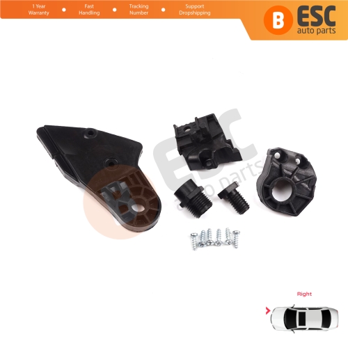 Headlight Holder Mount Repair Bracket Tab Set Right Side for Mercedes C Class W204 S204 C204 2007-2014 CL203 A2048201214