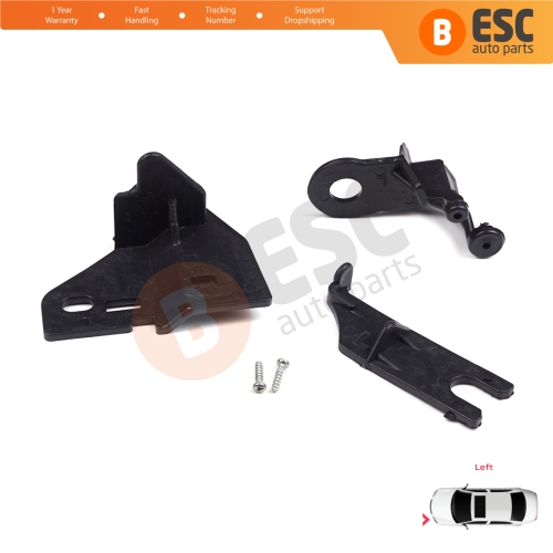 Headlight Holder Mount Repair Bracket Tab Set Left Side for Renault Clio MK4 BH KH Estate HB Van 2012-2020 260603442R