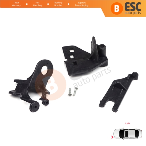 Headlight Holder Mount Repair Bracket Tab Set Left Side for Renault Clio MK4 BH KH Estate HB Van 2012-2020 260603442R