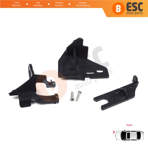 Headlight Holder Mount Repair Bracket Tab Set Right Side for Renault Clio MK4 BH KH Estate HB Van 2012-2020 260106624R