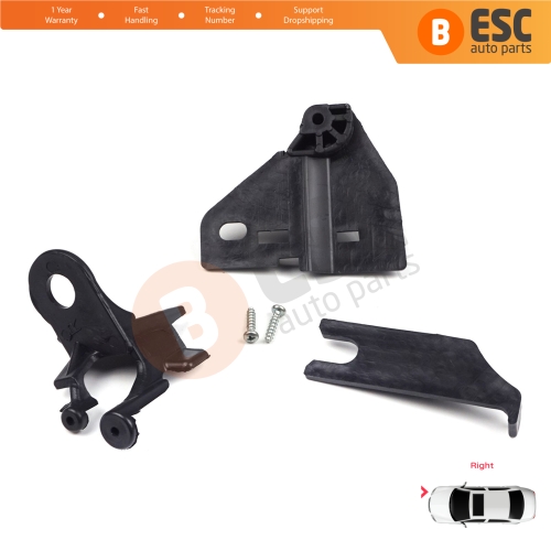 Headlight Holder Mount Repair Bracket Tab Set Right Side for Renault Clio MK4 BH KH Estate HB Van 2012-2020 260106624R