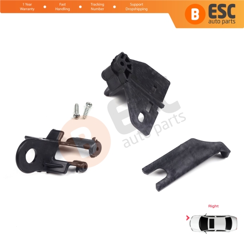 Headlight Holder Mount Repair Bracket Tab Set Right Side for Renault Clio MK4 BH KH Estate HB Van 2012-2020 260106624R