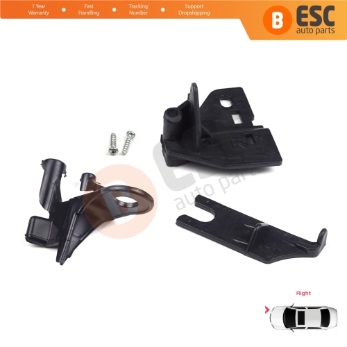 Headlight Holder Mount Repair Bracket Tab Set Right Side for Renault Clio MK4 BH KH Estate HB Van 2012-2020 260106624R