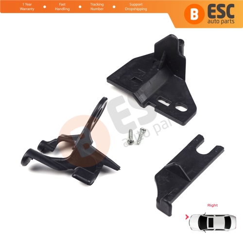 Headlight Holder Mount Repair Bracket Tab Set Right Side for Renault Clio MK4 BH KH Estate HB Van 2012-2020 260106624R