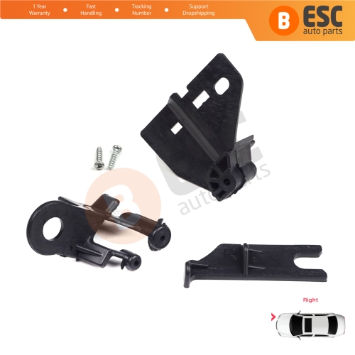 Headlight Holder Mount Repair Bracket Tab Set Right Side for Renault Clio MK4 BH KH Estate HB Van 2012-2020 260106624R