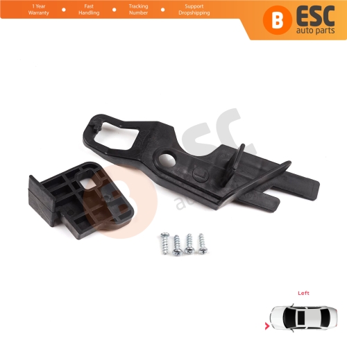 Headlight Holder Mount Repair Bracket Tab Set Left Side for Peugeot 301 2012-On 9675139480