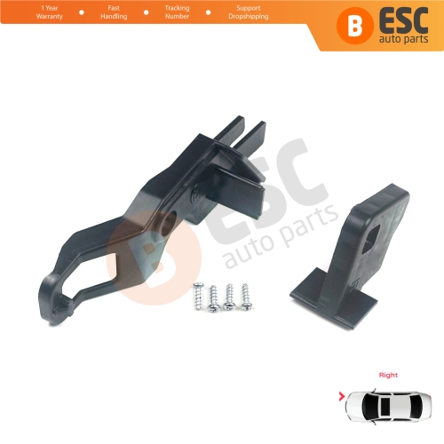 Headlight Holder Mount Repair Bracket Tab Set Right Side for Peugeot 301 2012-On 9675138980