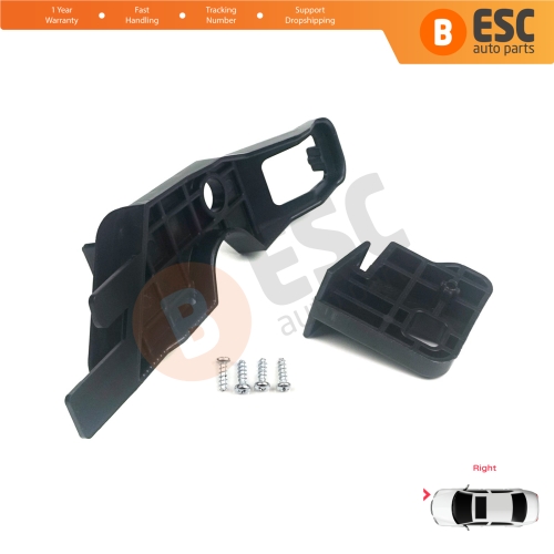 Headlight Holder Mount Repair Bracket Tab Set Right Side for Peugeot 301 2012-On 9675138980