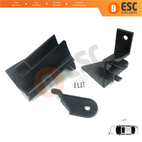 Headlight Holder Mount Repair Bracket Tab Set Left Side for Renault Dacia Lodgy Dokker 2012-On 260607950R