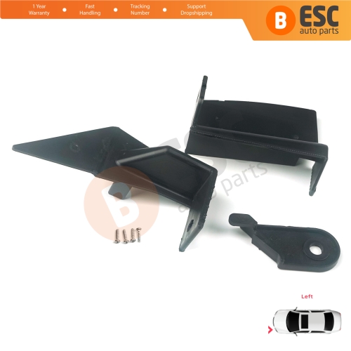 Headlight Holder Mount Repair Bracket Tab Set Left Side for Renault Dacia Lodgy Dokker 2012-On 260607950R