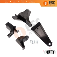 Headlight Holder Mount Repair Bracket Tab Set Right Side for Renault Symbol MK3 2013-2017 Pre-Facelift 260106223R