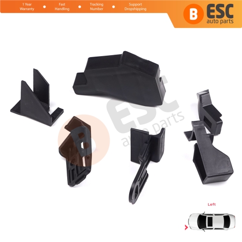 Headlight Holder Mount Repair Bracket Tab Set Left Side for Nissan Qashqai MK2 J11 2013-2021 260604EH0A