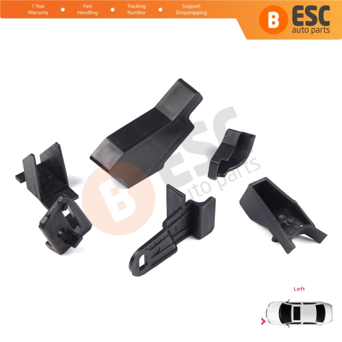 Headlight Holder Mount Repair Bracket Tab Set Left Side for Nissan Qashqai MK2 J11 2013-2021 260604EH0A