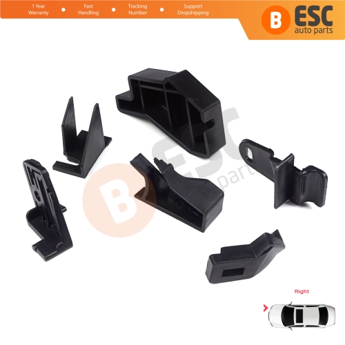 Headlight Holder Mount Repair Bracket Tab Set Right Side for Nissan Qashqai MK2 J11 2013-2021 260104EH0A