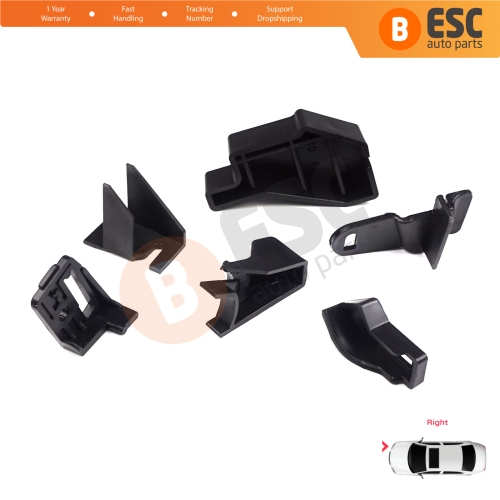 Headlight Holder Mount Repair Bracket Tab Set Right Side for Nissan Qashqai MK2 J11 2013-2021 260104EH0A