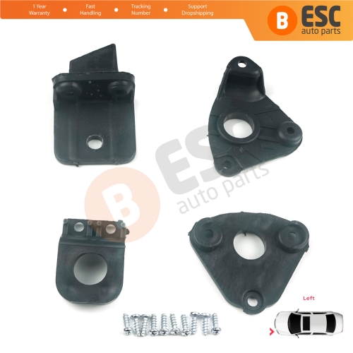 Headlight Holder Mount Repair Bracket Tab Set Left Side for VW Caddy MK3 2K 2C Touran MK1 1T3 2010-2015 2K5998225