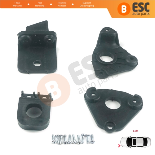 Headlight Holder Mount Repair Bracket Tab Set Left Side for VW Caddy MK3 2K 2C Touran MK1 1T3 2010-2015 2K5998225