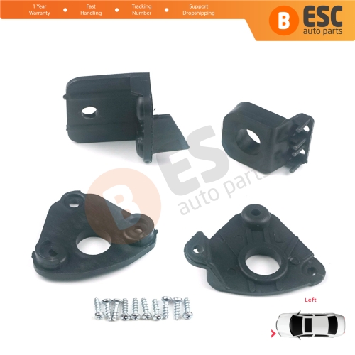 Headlight Holder Mount Repair Bracket Tab Set Left Side for VW Caddy MK3 2K 2C Touran MK1 1T3 2010-2015 2K5998225