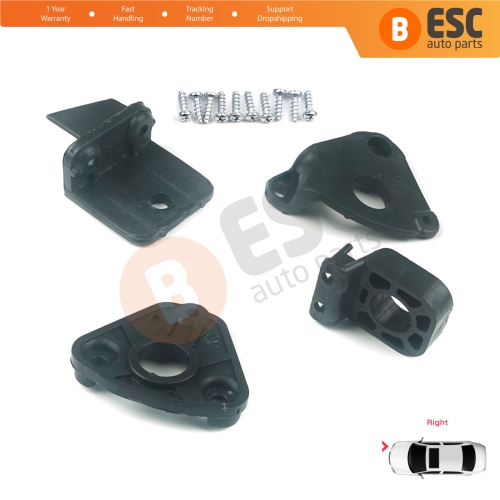 Headlight Holder Mount Repair Bracket Tab Set Right Side for VW Caddy MK3 2K 2C Touran MK1 1T3 2010-2015 2K5998226