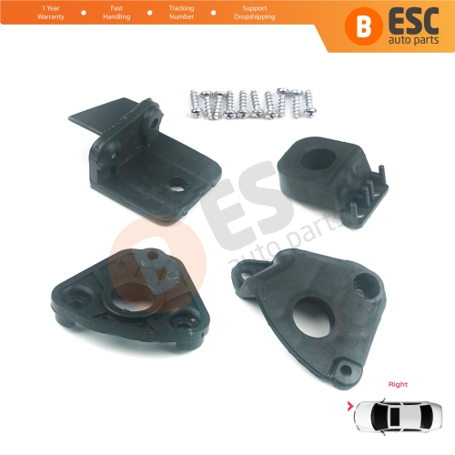 Headlight Holder Mount Repair Bracket Tab Set Right Side for VW Caddy MK3 2K 2C Touran MK1 1T3 2010-2015 2K5998226