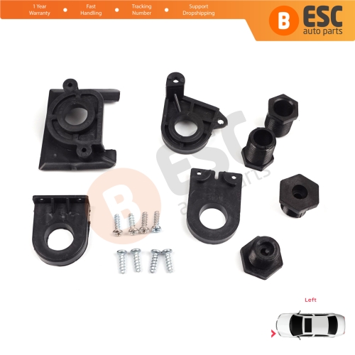 Headlight Holder Mount Repair Bracket Tab Set Left Side for VW Jetta MK6 A6 5C6 2010-2018 5C7998225