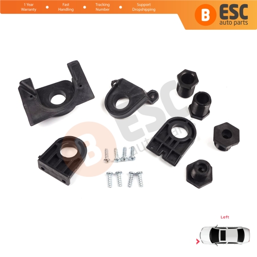 Headlight Holder Mount Repair Bracket Tab Set Left Side for VW Jetta MK6 A6 5C6 2010-2018 5C7998225