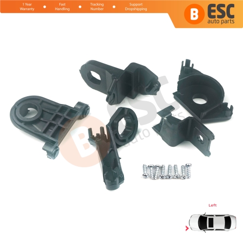 Headlight Holder Mount Repair Bracket Tab Set Left Side for Seat Leon MK3 5F 2012-2020 5F0998225