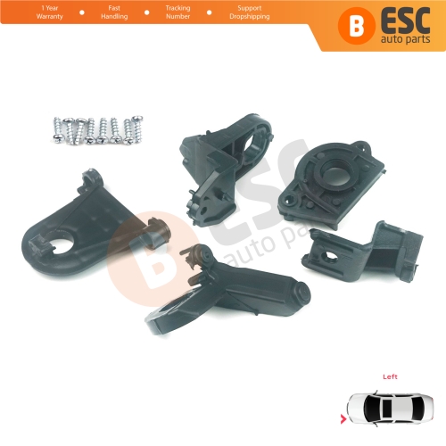 Headlight Holder Mount Repair Bracket Tab Set Left Side for Seat Leon MK3 5F 2012-2020 5F0998225