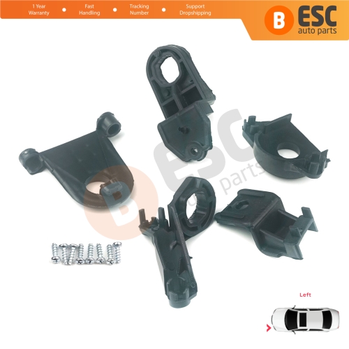 Headlight Holder Mount Repair Bracket Tab Set Left Side for Seat Leon MK3 5F 2012-2020 5F0998225