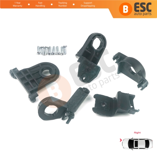 Headlight Holder Mount Repair Bracket Tab Set Right Side for Seat Leon MK3 5F 2012-2020 5F0998226