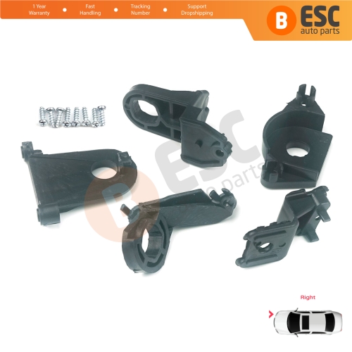 Headlight Holder Mount Repair Bracket Tab Set Right Side for Seat Leon MK3 5F 2012-2020 5F0998226