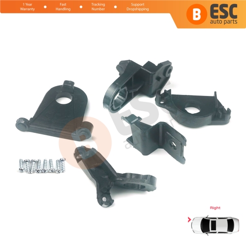 Headlight Holder Mount Repair Bracket Tab Set Right Side for Seat Leon MK3 5F 2012-2020 5F0998226