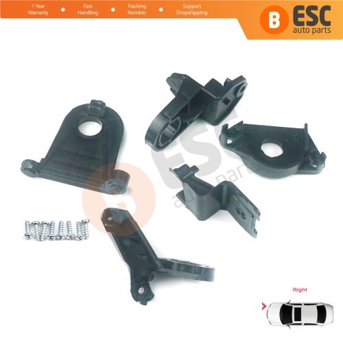 Headlight Holder Mount Repair Bracket Tab Set Right Side for Seat Leon MK3 5F 2012-2020 5F0998226