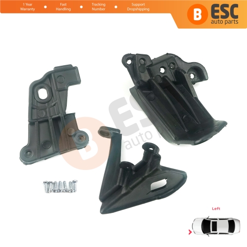 Headlight Holder Mount Repair Bracket Tab Set Left Side for Fiat Tipo 356 Egea 2015-On 50927927