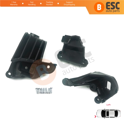 Headlight Holder Mount Repair Bracket Tab Set Left Side for Fiat Tipo 356 Egea 2015-On 50927927