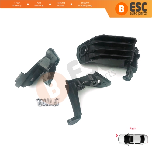 Headlight Holder Mount Repair Bracket Tab Set Right Side for Fiat Tipo 356 Egea 2015-On 50927929 