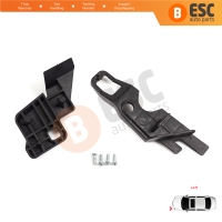 Headlight Holder Mount Repair Bracket Tab Set Left Side for Citroen C-Elysee 2012-On 9675140080