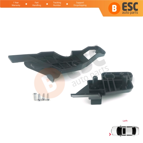 Headlight Holder Mount Repair Bracket Tab Set Left Side for Citroen C-Elysee 2012-On 9675140080