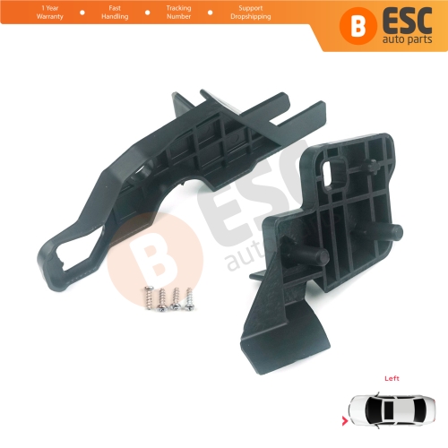 Headlight Holder Mount Repair Bracket Tab Set Left Side for Citroen C-Elysee 2012-On 9675140080